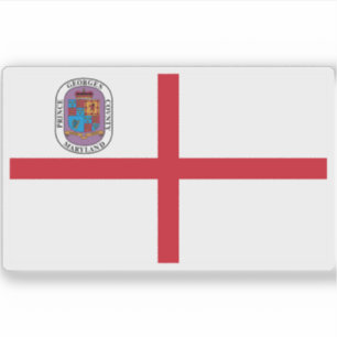 Sticker Drapeau du comté de Prince George, Maryland