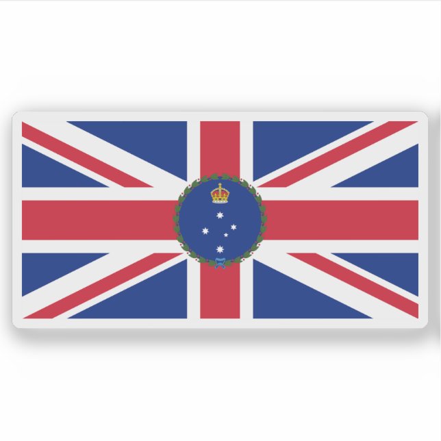 Sticker Drapeau du gouverneur de Victoria (1903-1952), Aus (Devant)