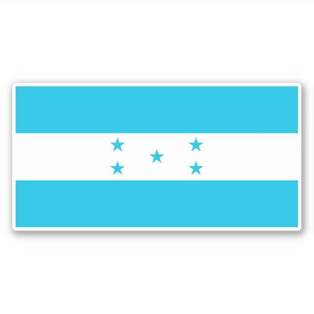 Sticker Drapeau du Honduras (Devant)