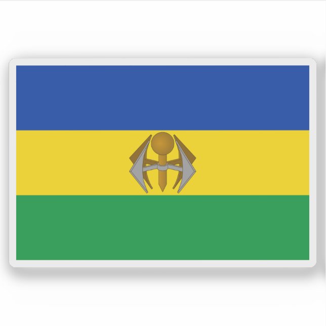 Sticker Drapeau du KwaNdebele, République d'Afrique du Sud (Devant)