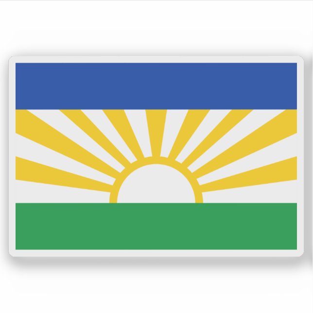 Sticker Drapeau du Lebowa, République d'Afrique du Sud (Devant)