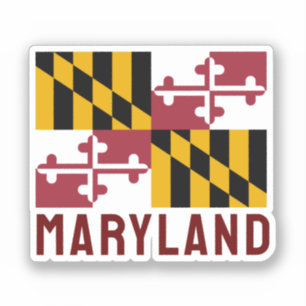 Sticker Drapeau du Maryland