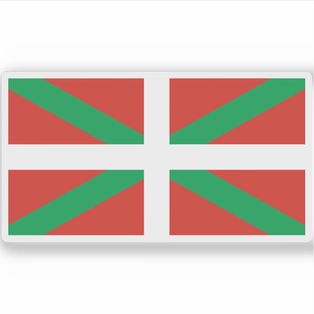 Sticker Drapeau du Pays basque (Devant)