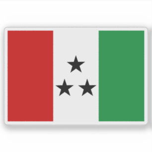 Sticker Drapeau du peuple Ngäbe, Amérique centrale