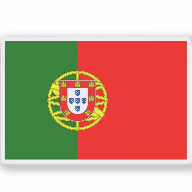 Sticker Drapeau du Portugal (Devant)