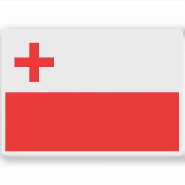 Sticker Drapeau du Royaume de Lau (1869-1871) (Devant)