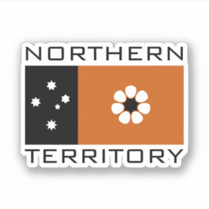 Sticker Drapeau du Territoire du Nord (AUSTRALIE)