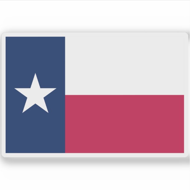 Sticker Drapeau du Texas (Devant)