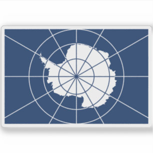 Sticker Drapeau du Traité sur l'Antarctique