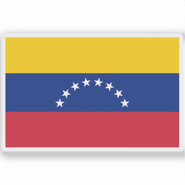 Sticker Drapeau du Venezuela (Devant)