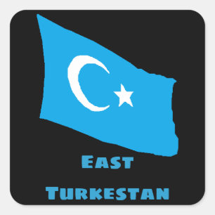 Sticker Drapeau Est Turkestan