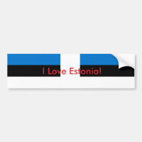 Sticker Drapeau Estonie