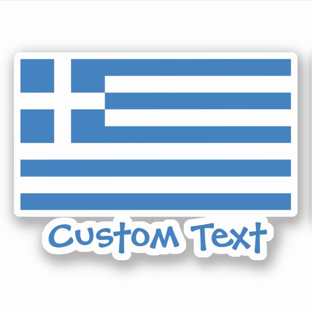 Sticker Drapeau grec (Devant)