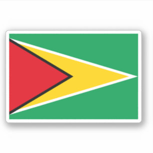 Sticker Drapeau Guyana