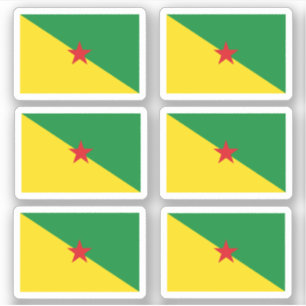 Sticker Drapeau guyanais