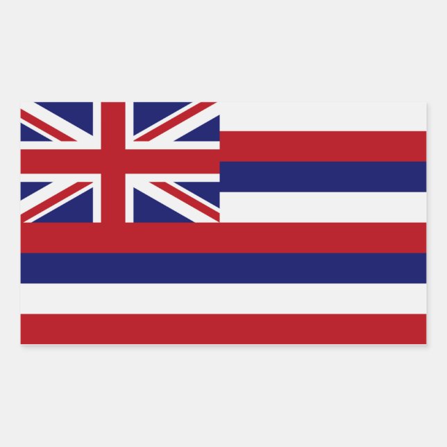 Sticker Drapeau Hawaii (Devant)