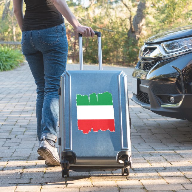Sticker Drapeau italien Italie (Valise Insitu)
