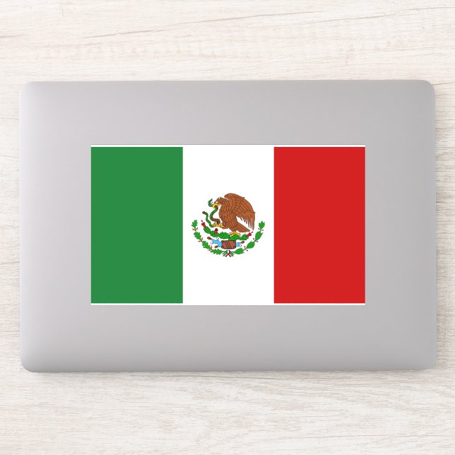 Sticker Drapeau mexicain (Ordinateur)