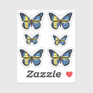 Sticker Drapeau monarque de la Suède