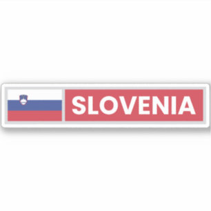 Sticker Drapeau national de Slovénie