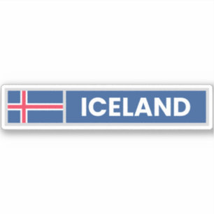 Sticker Drapeau national d'Islande
