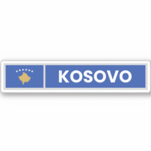 Sticker Drapeau national du Kosovo