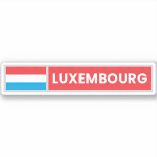 Sticker Drapeau national du Luxembourg