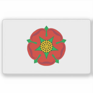 Sticker Drapeau non officiel du Lancashire, Angleterre (ju