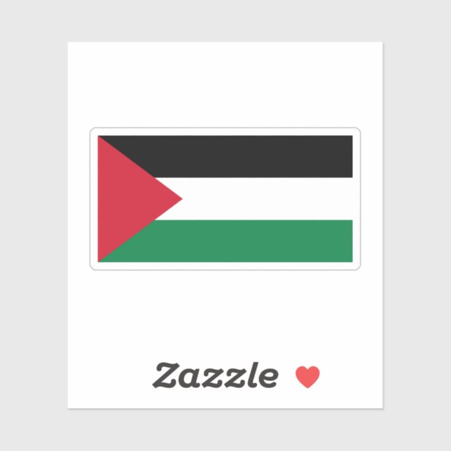 Sticker Drapeau Palestine (Feuille)