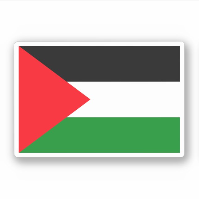 Sticker Drapeau palestinien (Devant)