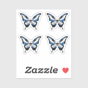 Sticker Drapeau papillon de l'Ecosse Swallowtail