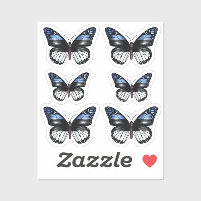 Sticker Drapeau papillon estonien (Feuille)