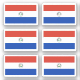 Sticker Drapeau paraguayen