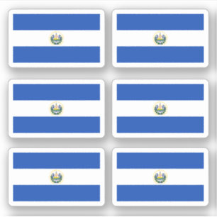Sticker drapeau salvadorien
