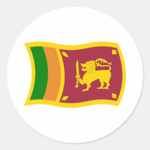 Sticker Drapeau Sri Lanka