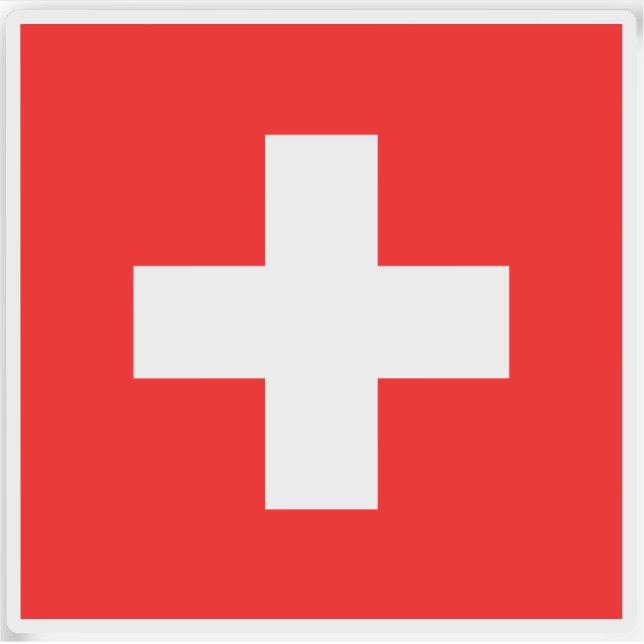 Sticker Drapeau suisse (Devant)
