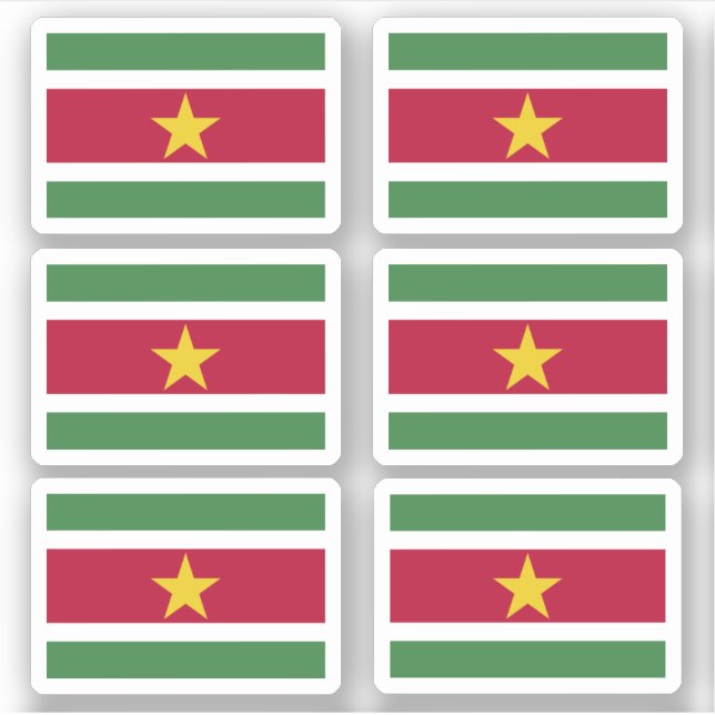 Sticker Drapeau surinamais (Devant)