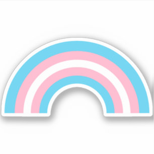 Sticker Drapeau Transgenre Rainbow Pride