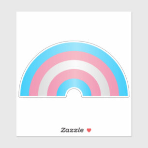 Sticker Drapeau Transgenre Rainbow Pride