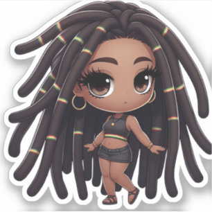 Sticker Dreadlocks et Island Vibes