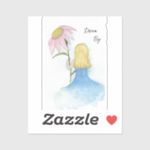 Dream Girl tenant Fleur géante "Dream Big"