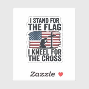 Sticker Dress pour le drapeau agenouillez pour la croix co