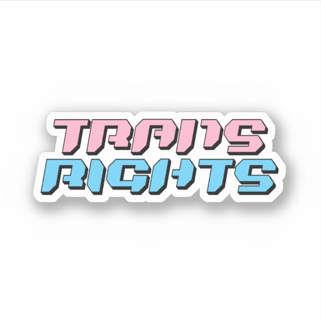 Sticker Droits des Trans (Devant)