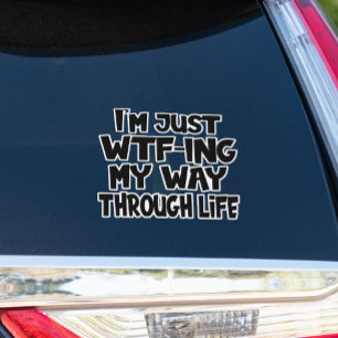 Sticker Drôle Citation Vie Dit Maman Papa Parenthood