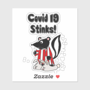 Sticker Drôle Cochon De Sac 19 Puants