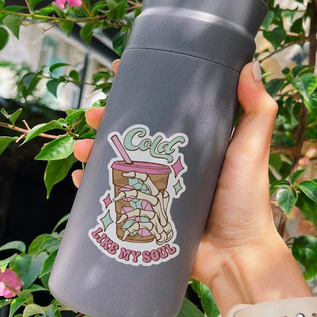 Sticker Drôle Froid Comme Mon Soul Citation De Café Vinyl  (Créateur téléchargé)