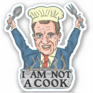 Sticker Drôle président Richard Nixon Je ne suis pas un ch