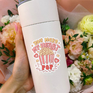 Sticker Drôle Saint Valentin Vous faites mon coeur Pop Vin