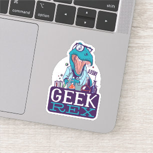 Sticker Drôle scientifique physique T-REX Dinosaur