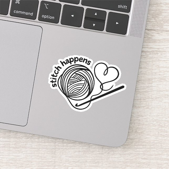 Sticker Drôle Stitch Arrive Crochet étanche (Détail)